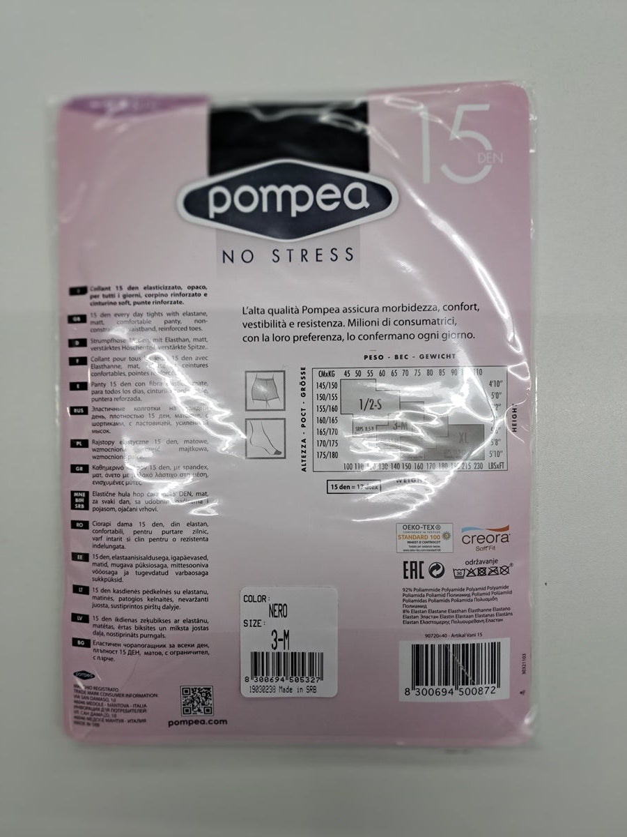 Pompea Strumpfhose 7001 schwarz