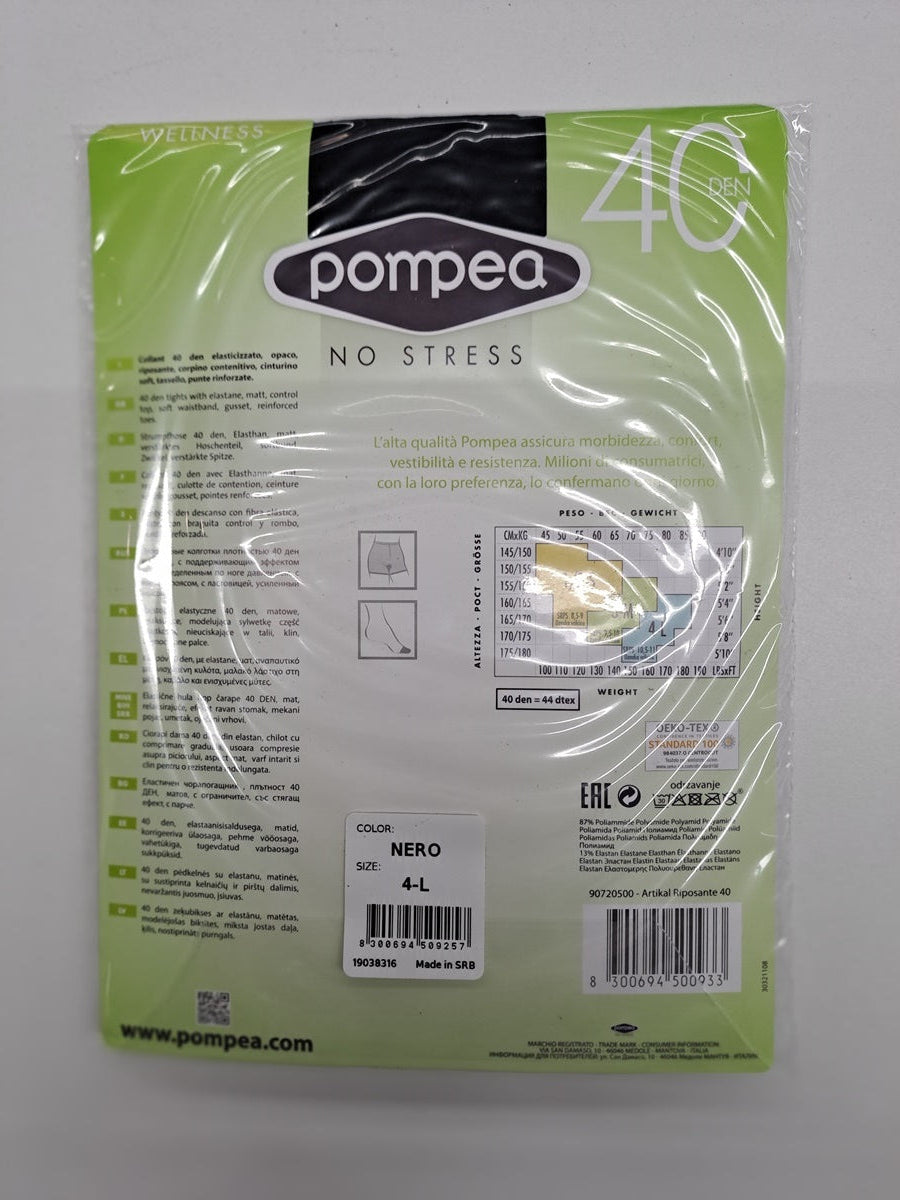 Pompea Strumpfhose 7004 schwarz