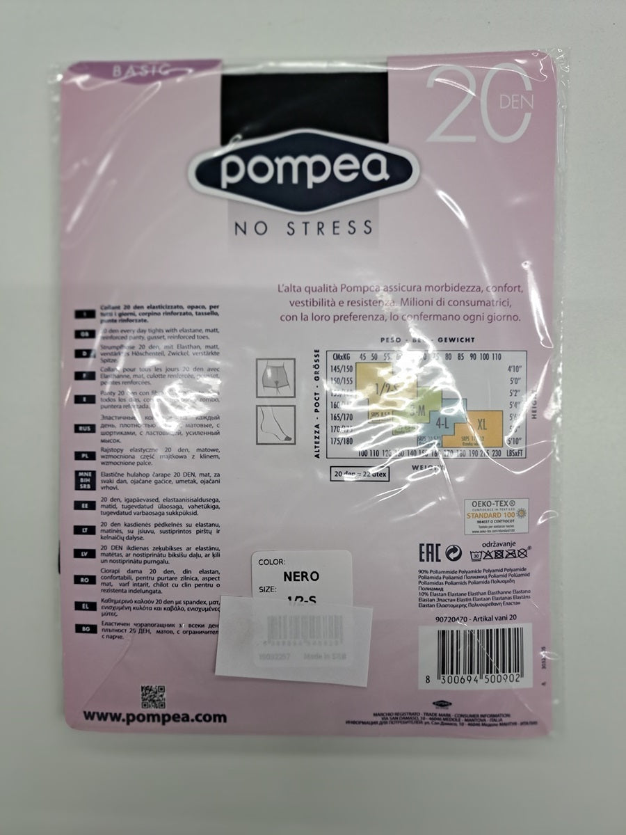 Pompea Strumpfhose 7002 schwarz