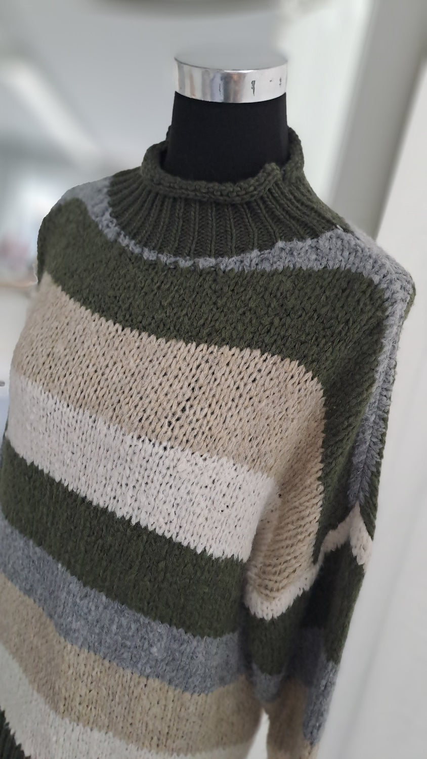 Charme Mode Pulli 31128 khaki