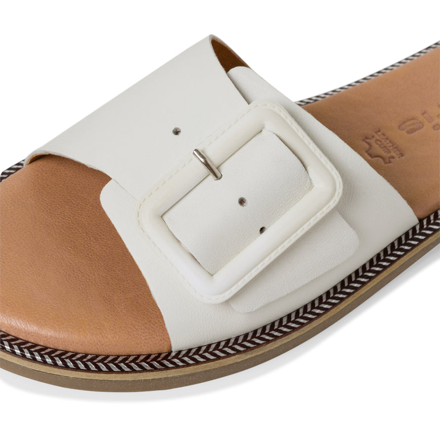 Tamaris 27105 Pantolette weiß