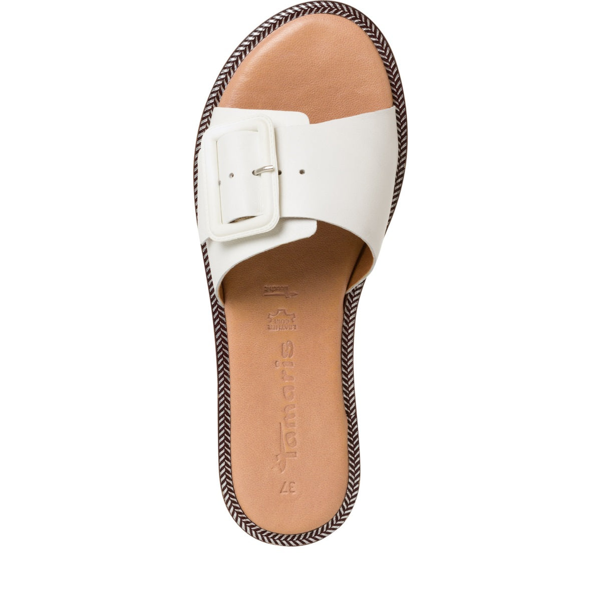 Tamaris 27105 Pantolette weiß