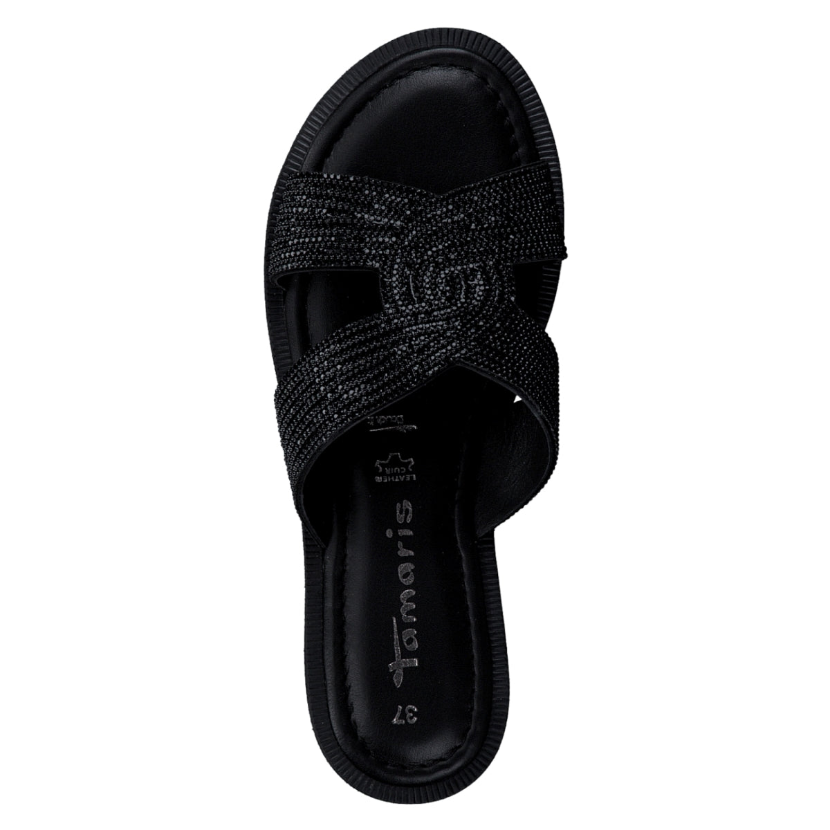 Tamaris 27113 Pantolette schwarz
