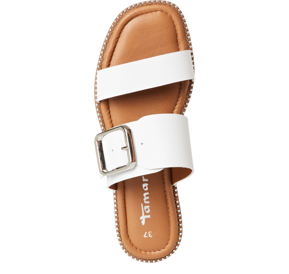 Tamaris 27128 Pantolette weiß