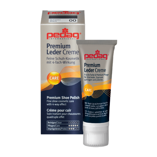 pedag Premium Leder Creme schwarz