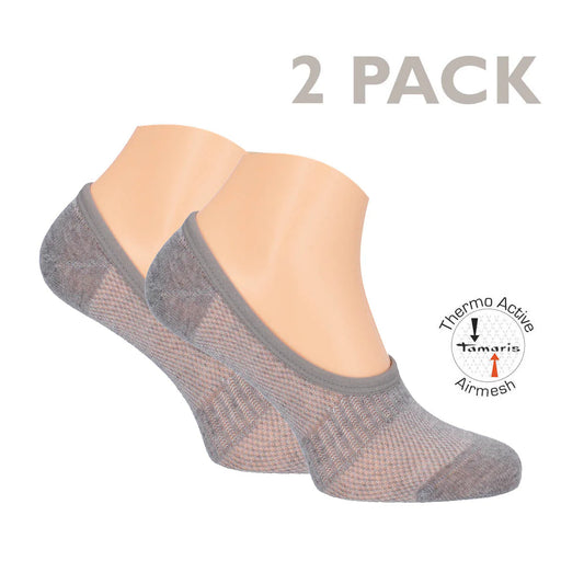 Tamaris Füßling 99500 grau 2er Pack