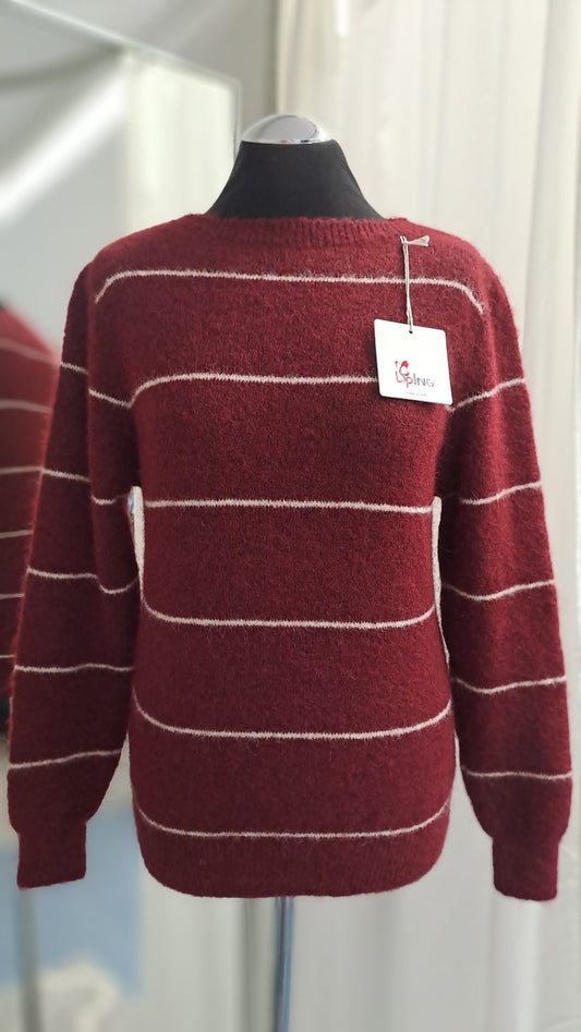 Liping Moda Pulli 10185 bordeaux