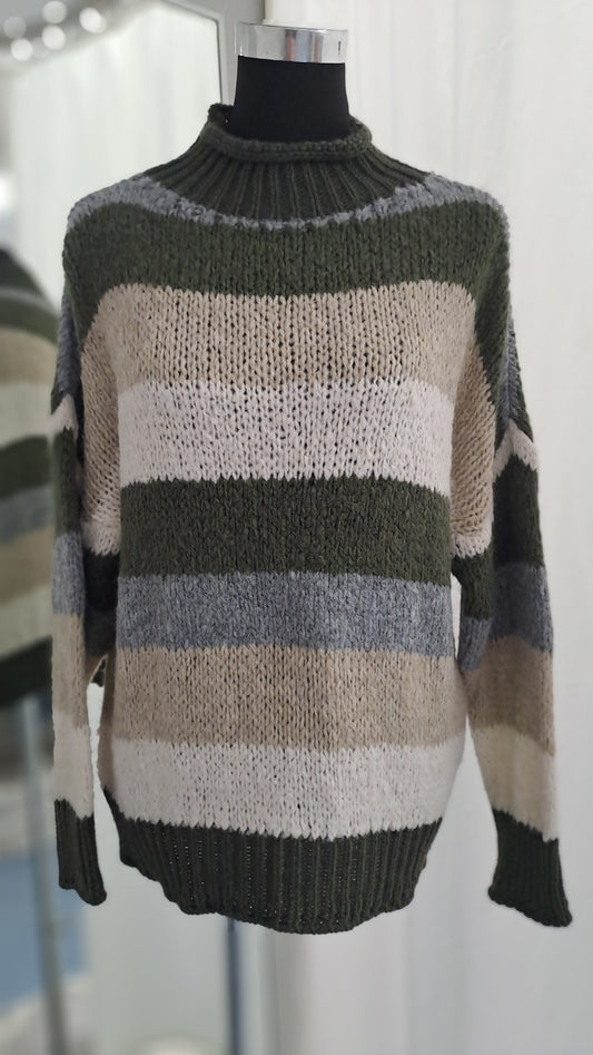 Charme Mode Pulli 31128 khaki