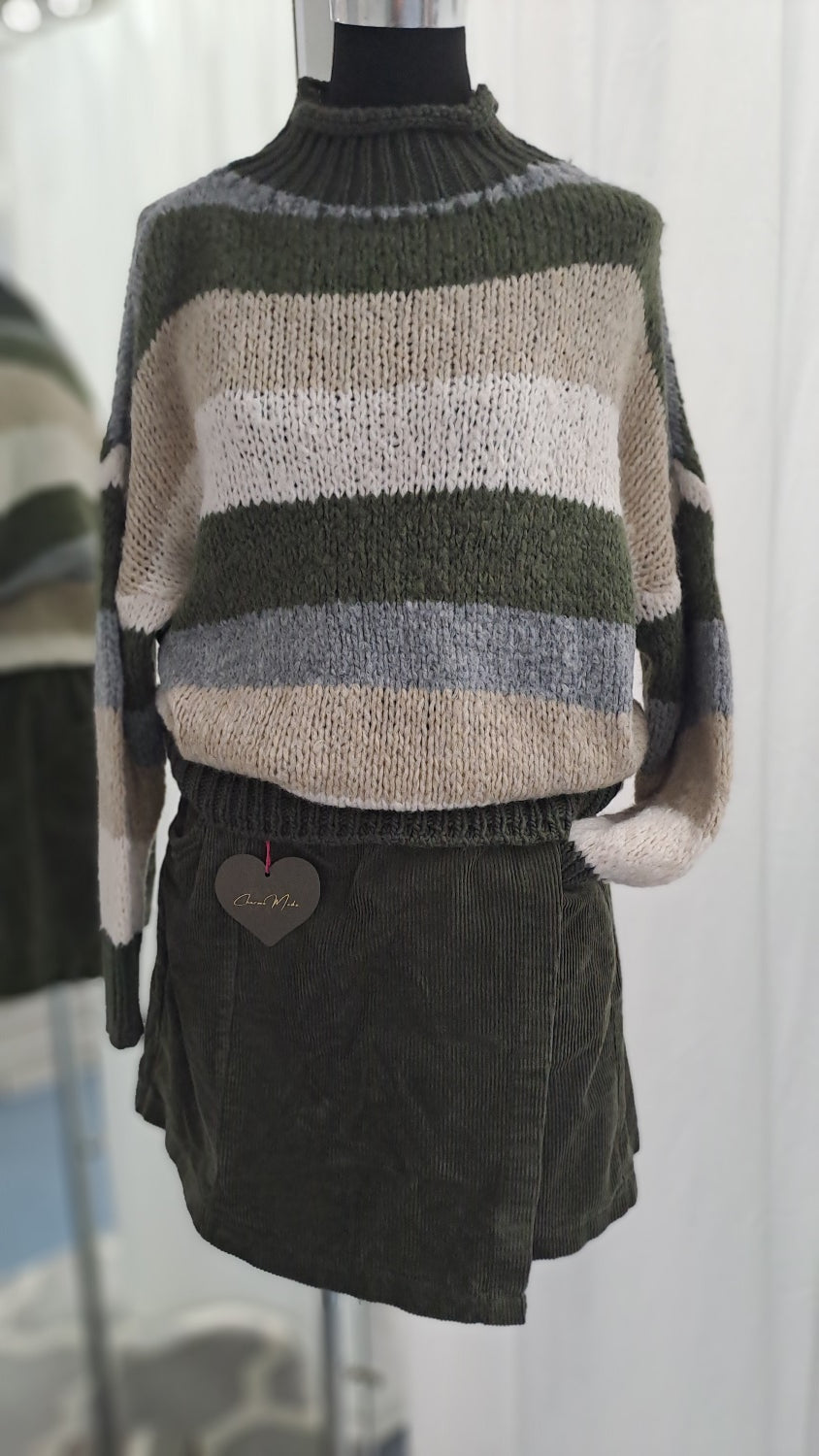 Charme Mode Pulli 31128 khaki