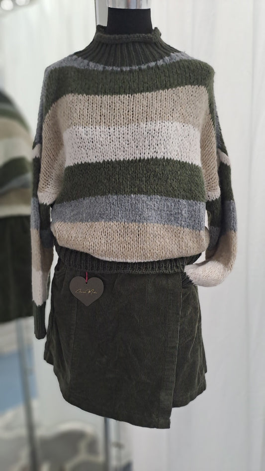 Charme Mode Pulli 31128 khaki