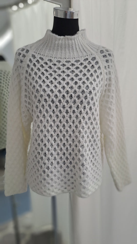 Charme Mode Pulli 31775 weiß