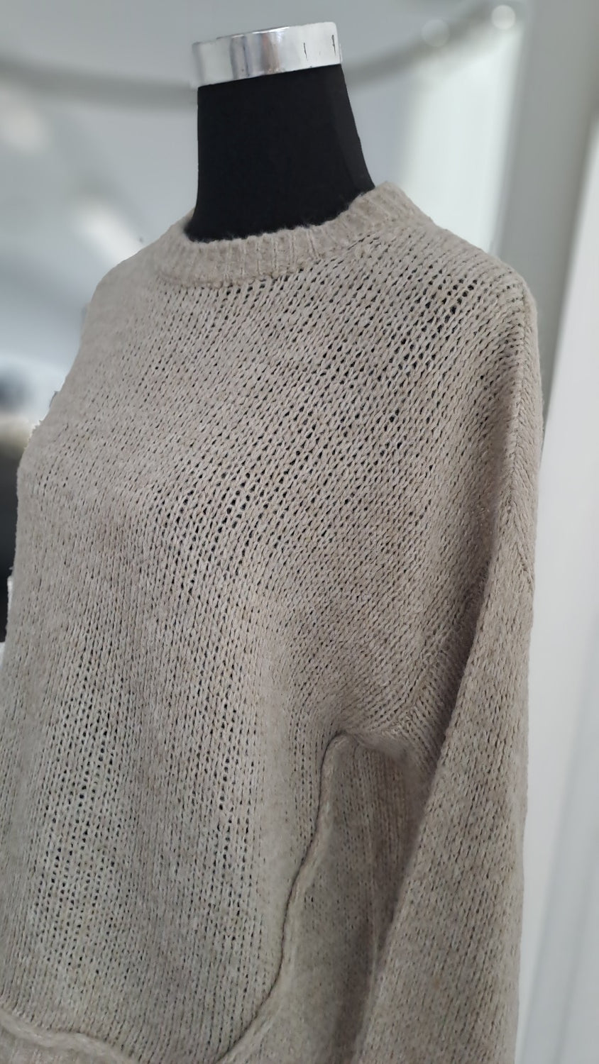 Charme Mode Pulli 31905 taupe