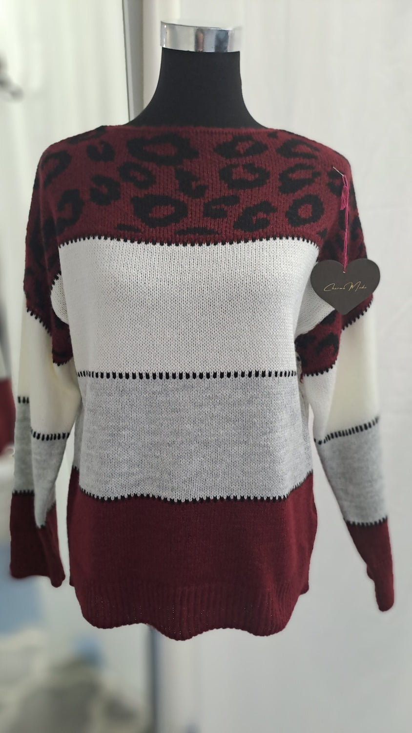 Charme Mode Pulli 31919 bordeaux