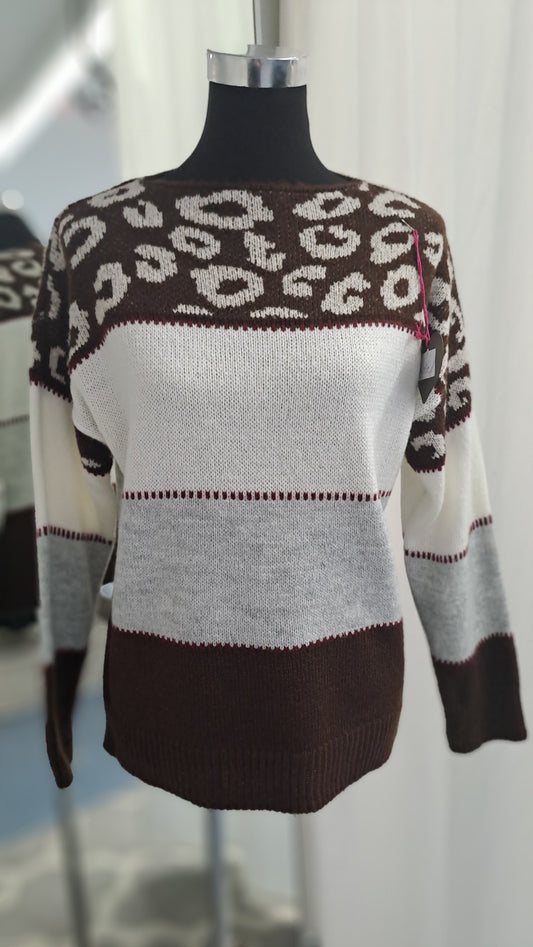 Charme Mode Pulli 31919 braun