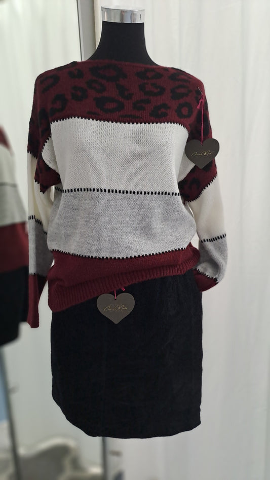 Charme Mode Pulli 31919 bordeaux