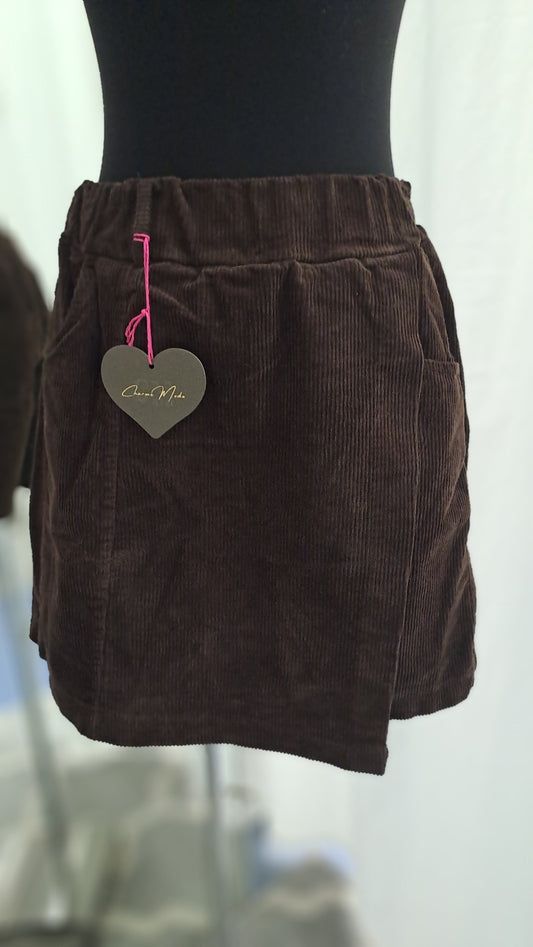 Charme Mode Hosenrock 31917 braun