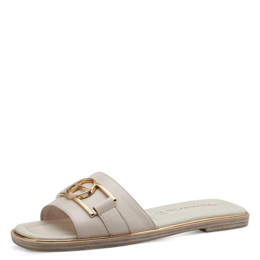 Tamaris 27107 Pantolette ivory
