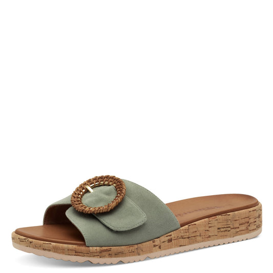 Tamaris 27123 Pantolette grün