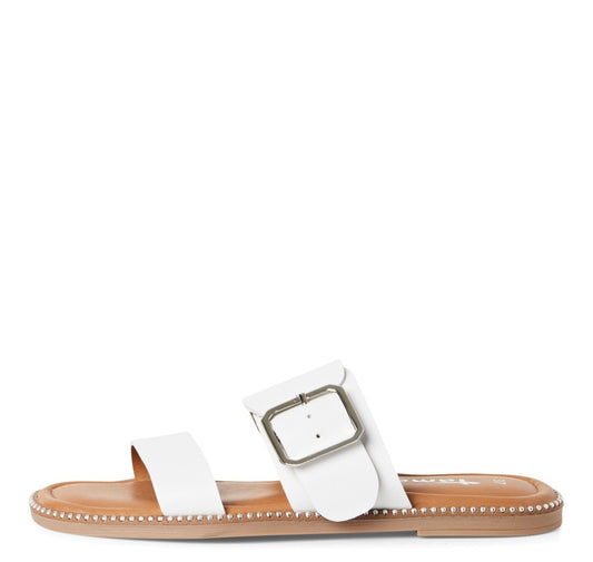 Tamaris 27128 Pantolette weiß
