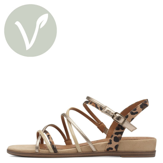 Tamaris 28103 Sandalette tan leo