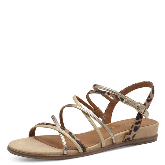 Tamaris 28103 Sandalette tan leo