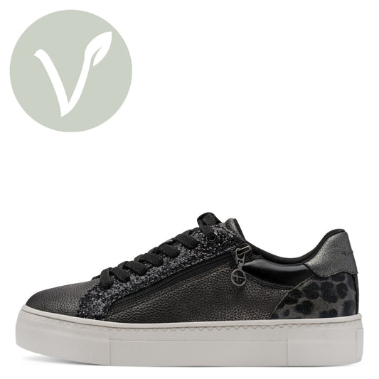 Tamaris 23313 Sneaker pewter schwarz