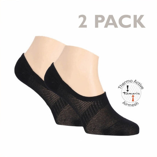 Tamaris Füßling 99500 schwarz 2er Pack